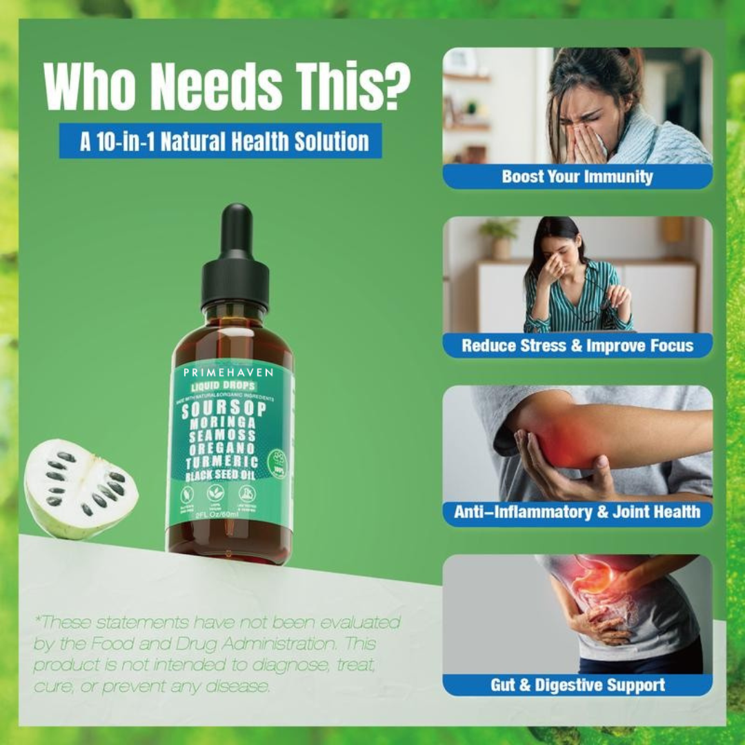 10-in-1 Soursop Ancient Vitatlity Drops