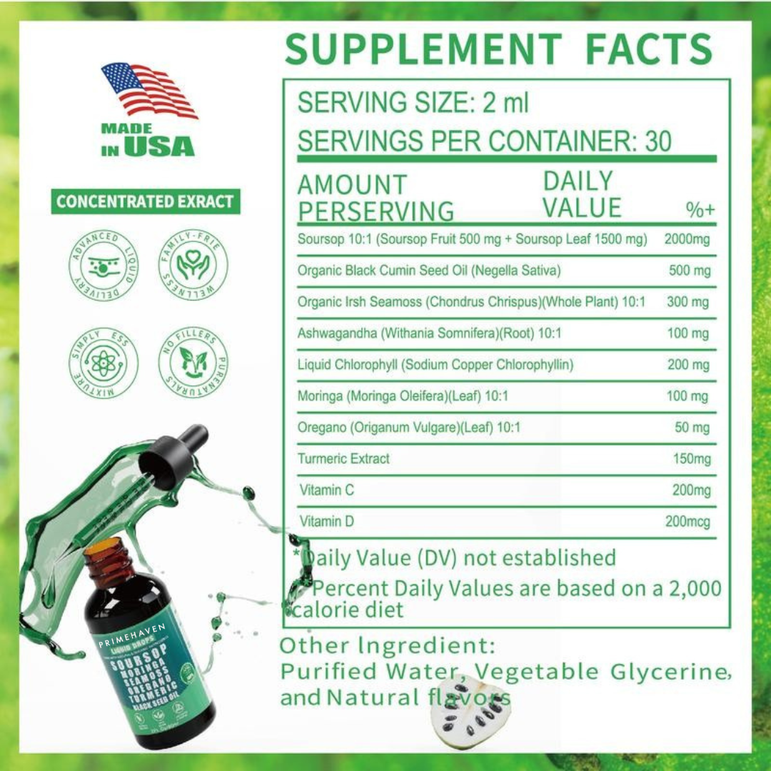 10-in-1 Soursop Ancient Vitatlity Drops