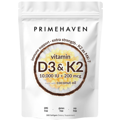 Bone & Heart Essentials — D3 + K2 Softgels