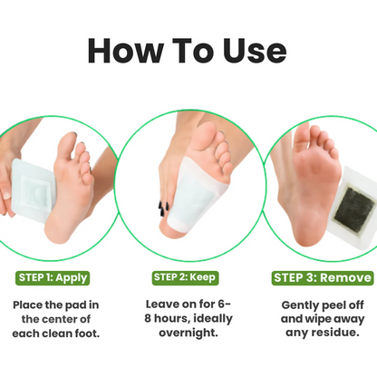 PrimeHaven™ Cleansing Foot Pads
