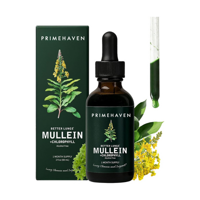 Mullein Drops - Lung, Throat & Mucus Clearance Support