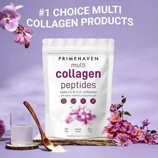 Multi Collagen Peptides Powder - Anti-Aging, Joints & Skin Health