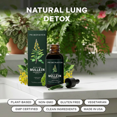 Mullein Drops - Lung, Throat & Mucus Clearance Support