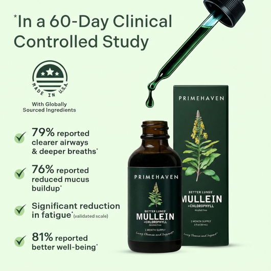 Mullein Drops - Lung, Throat & Mucus Clearance Support