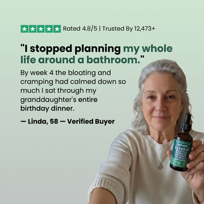 Linda 58 verified buyer IBS testimonial
